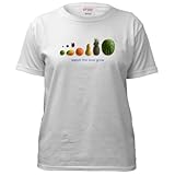 'Watch the love grow' fruit pregnancy tee Funny Women's T-Shirt by CafePress