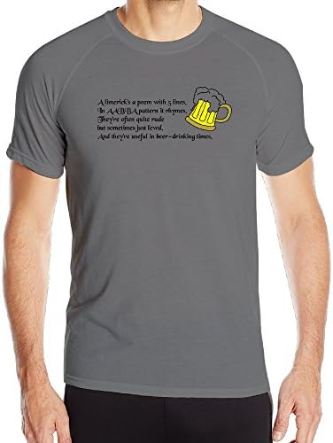 A Limerick's A Poem Men's Cool Workout Shirts Wicking Shirts Personalized T Shirts