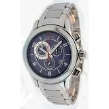 Corvette Mens CR530-M-BLU Chronograph Swiss ISA Movement Day-Date Watch by Corvette