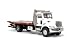 Jerr-Dan Steel Shark Rollback 5 Ton Carrier on Peterbilt 335 Chassis - White cab/red deck in 1:50 scale by TWH