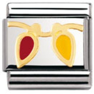 Nomination Composable Classic CHRISTMAS Edelstahl, Email und 18K-Gold (Weihnachtslichter R Preisvergleich