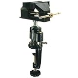 Table Vise Woodworking Bench Clamp-On Swivel Tool 3"