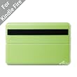 Acase(TM) Kindle Fire Deluxe Lightweight MicroShell Case Folio with built-in Stand for Kindle Fire Full Color 7" Multi-touch Display, Wifi (Green)