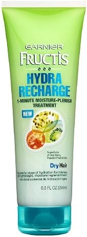 Garnier Fructis Haircare Hydra Recharge 1 Minute Moisture-Plenish Treatment For Normal to Dry Hair-8.5 fl oz (250 ml)