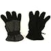 Men's Winter Fleece Hat Scarf Gloves Set Black