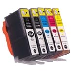 GTS Value Combo: Remanufactured Replacement Ink Cartridges for Hewlett Packard (HP) 564 5-Pack Set