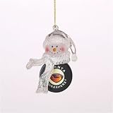 Atlanta Thrashers NHL Acrylic Snowman Ornament (3