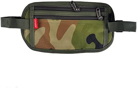 Fanny Pack Secure Anti-theft Waist Packs Adjustable Belt Sport Pouch Waist Bag(Camouflage)