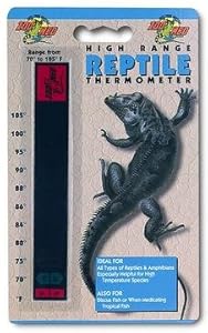 High Range Thermometer for Terrariums