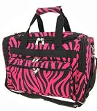 Hot Pink Black Zebra Duffle Dance Cheer Gym Bag 19