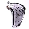 Uhr mit Silberrahmen geeignet f�r Regale (Nicht f�r Wandmontage geeignet)