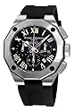 Baume Mercier Men's 8854 Riviera XXL Chronograph Black Dial Watch