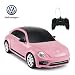 Beetle Remote Control Car, Rastar 1:24 Scale Beetle RC Toy Car for Kids, Pink Buggy