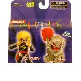  Marvel MiniMates Series 19 2-Pack Ultron & Ms. Marvel