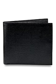 Billfold Coated Leather Lizardskin Design Wallet