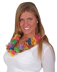 Large Assorted Color Hawaiian Flower 42" Luau Party Lei