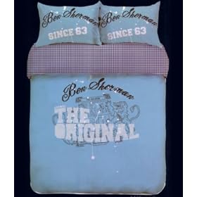 Ben Sherman Original Double Duvet Set inc. 2 FREE extra pillowcases