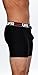 EASEA Men`s Quick Dry Compression Square Leg Swimsuit 3X-Large Black Splice