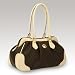 Rioni Signature Shoulder Satchel Handbag Purse - Brown