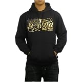 G Unit - Mens G-unit dark blue hoodie sweatshirt. 100% authentic item made with high quality fabric. Small gold embroidered logo on back and large gold paint logo on front. Great item for hip hop and urban-wear fans.