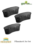 Pflanzkorb 3er Set bogenf�rmig Pflanz...