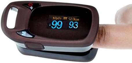 Starhealth SH-320 plus Dark Coffee Finger Pulse Oximeter Sport Oximeter, Exercising with it Anti-shaking