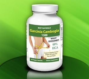 Garcinia Cambogia Extract Ultra Pure, 1300 mg per serving, 60% HCA - One month's supply for weight-loss | Made in the U.S.A. (60 Capsules/bottle)