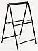 Displays2go A-Frame Sidewalk Sign for 22 x 28 Inches Poster Boards - Black/Steel (00810878021768)