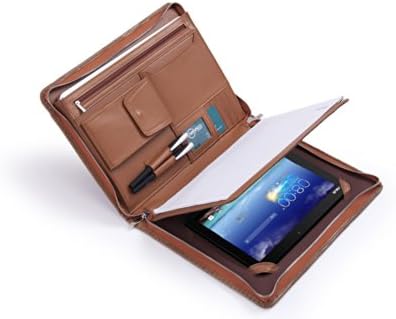 Deluxe Lizard-Textured Padfolio for ASUS MeMO Pad 10 and Letter / A4 Paper