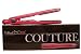 NuMe Couture Ceramic Tourmaline Ionic Shiny Magenta/red 1 1/3" Dual Voltage 110v - 240v Flat Iron / Hair Straightener