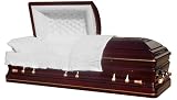 Casket 8866 - Solid Cherry Casket Best Price Caskets