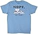 Peanuts Mens Snoopy Heathered Tee, Light Heather Blue, X-Large