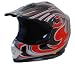HY-601 Off-Road Helmet - Black/Red