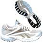Reebok Celeron Cushion Running Shoe Womens - WHITE/LT BLUE/CHAMPAGNE 8
