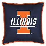 Illinois Fighting Illini Sideline Pillow (18x18) NCAA