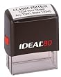 Ideal 80: 3/4" x 2" Custom Self-Inking Rubber Stamp