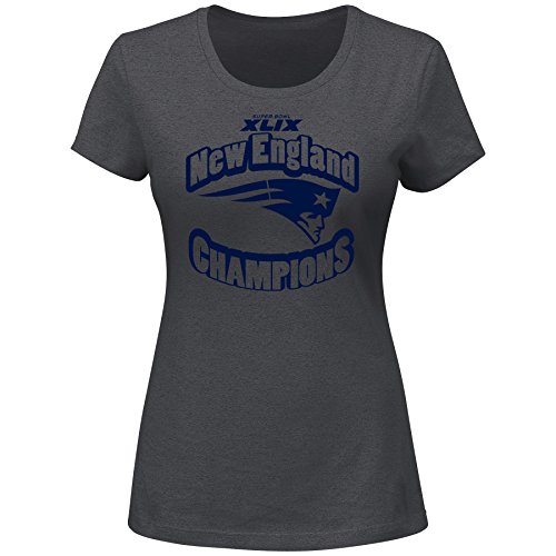2015 NFL Super Bowl XLIX Champion New England Patriots Women's Steady VI Tee