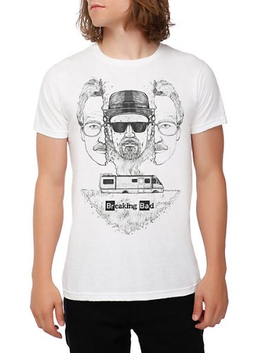 Breaking Bad Heisenberg Inside T-Shirt (Extra Small)