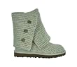 Ugg's Australia Womens 'Classic Cardy Metallic' Cream/Gold Style # 1876