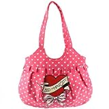 Ed Hardy Girls Odette Ruffle Tote Bag - Pink