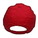 Youth Washed Chino Twill Cap-Red OSFM