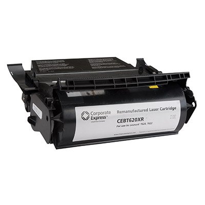 Laser Toner Cartridge, Replaces 12A6765, Remanufactured, 30,000 Page Yield, BK CEBT620XR