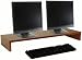 OFC Express Dual Monitor Stand / TV Stand 36 x 11 x 5.25, Shaker Cherry