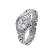 Geneva Platinum Water Resistant Quartz Mens Watch by SilverBin