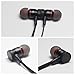 Bluetooth Headset, Sweatproof V4.0 Wireless Bluetooth Earphones In-Ear Noise Cancelling Headphones Earbuds with Microphone & Stereo for Running Sports with Magnet Attraction (Black) by Matone