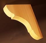 8" x 10" Solid Poplar Wood Bracket for Shelving, Bar or Mantle [CAPITOL CITY LUMBER]