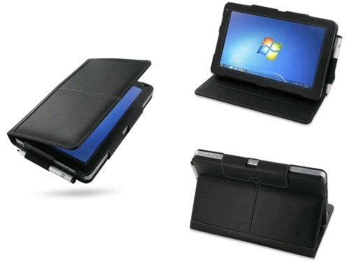 Leather Case for HP Slate 500 Tablet PC (Book Type (Black) Ver.2)