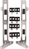 R&M Specialties 1103S Satin Spark Plug Wire Loom Set for Small Block Mopar