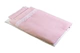 Micki Gingham Bedding Set for Cot (Pink)