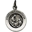 14K Yellow Gold First Communion Medal